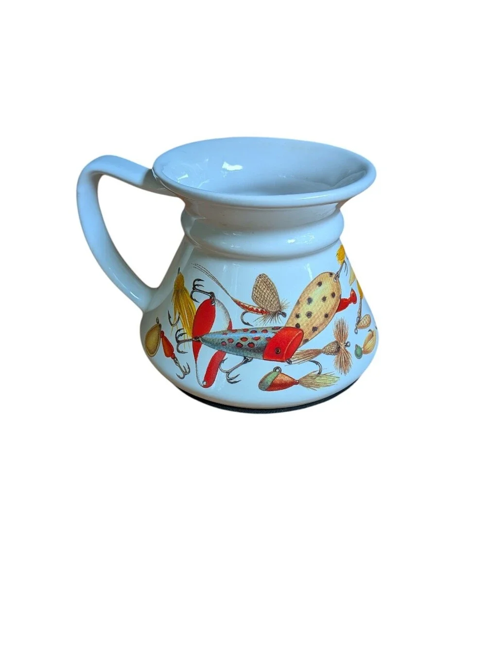 Fishing Lure Graphics White Ceramic Coffee Mug